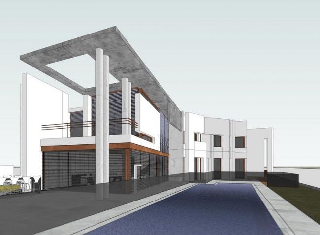 Sketchup住宅模型|GH_House，多层住宅，居住建筑，现代风格