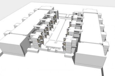 Sketchup办公模型|萨尔克生物研究所，多层办公，现代风格-BIM建筑网