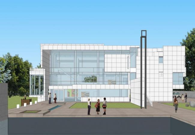 Sketchup文化模型|大师作品，多层现代文化建筑