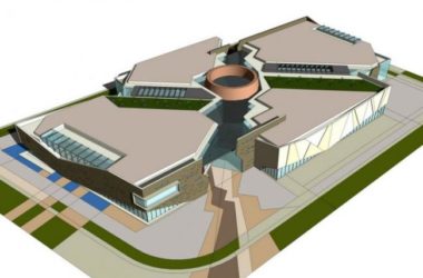 Sketchup综合体模型|多层商业综合体，现代风格-BIM建筑网