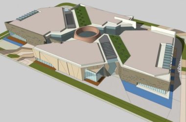 Sketchup商业模型|多层购物中心，商业建筑，现代风格-BIM建筑网