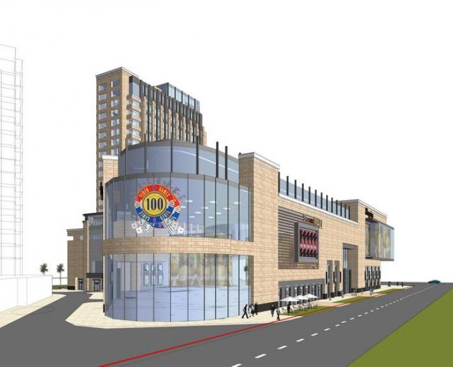 Sketchup办公模型|高层办公楼，底层商业，新古典风格