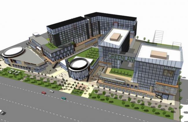 Sketchup商业模型|多层高层混合商业街，现代风格