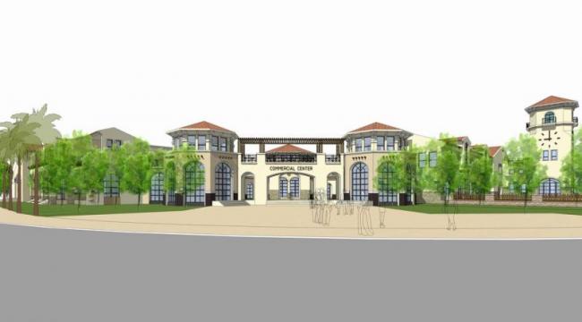 Sketchup商业模型|多层会所，古典风格，西班牙风格，商业建筑