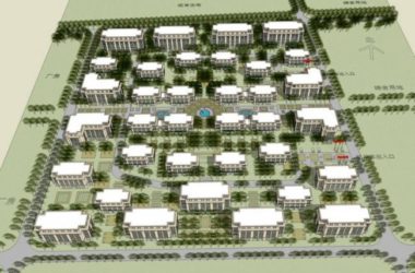 Sketchup办公模型|多层办公楼，新古典风格-BIM建筑网