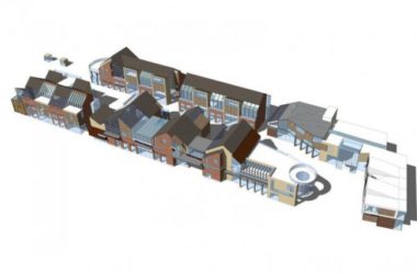 Sketchup商业模型|多层商业街，英式风情-BIM建筑网