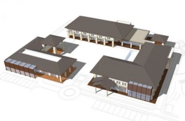 Sketchup酒店模型|多层民宿，酒店，新中式风格-BIM建筑网