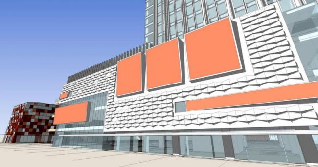 Sketchup办公模型|高层办公楼，现代风格，写字楼