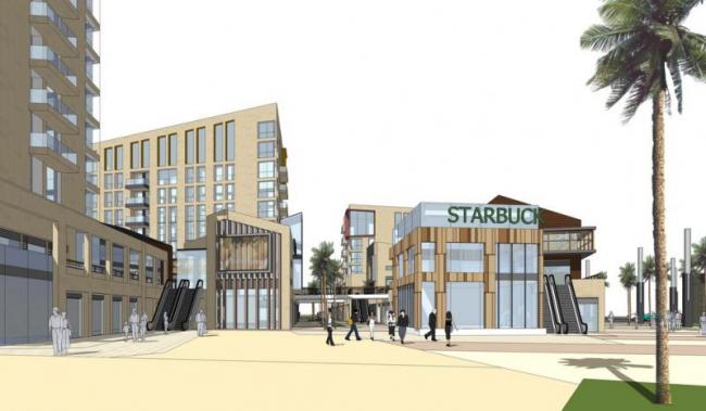 Sketchup商业模型|多层商业街，新中式风格