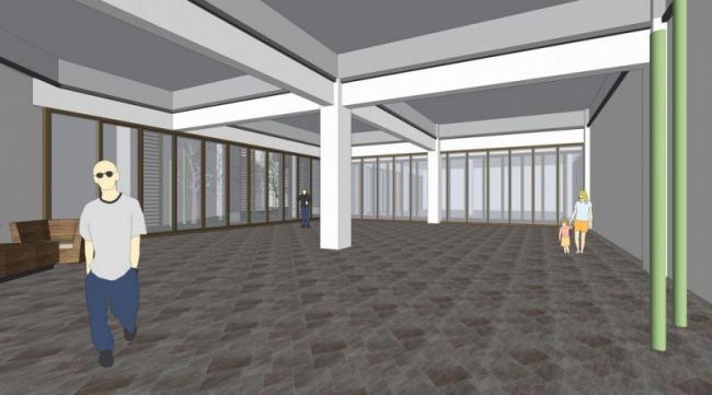 Sketchup商业模型|多层下沉会所，商业建筑，新中式风格