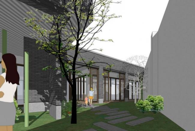 Sketchup商业模型|多层下沉会所，商业建筑，新中式风格