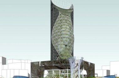 Sketchup办公模型|高层办公楼，写字楼，现代风格-BIM建筑网