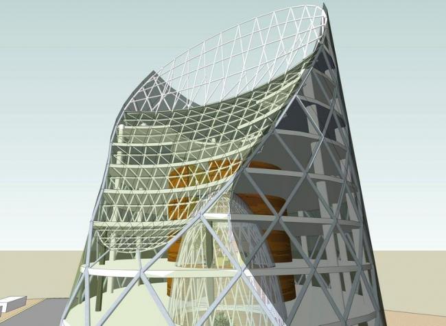 Sketchup办公模型|高层办公楼，写字楼，现代风格