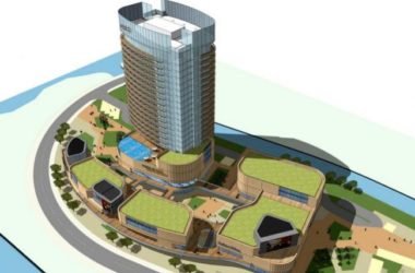 Sketchup综合体模型|多层商业街，高层酒店，综合体，现代风格-BIM建筑网