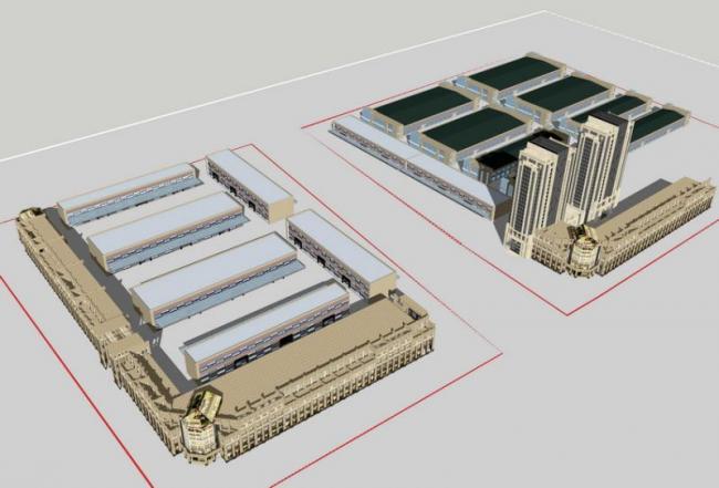 Sketchu工业厂房|多层工业厂房，现代风格