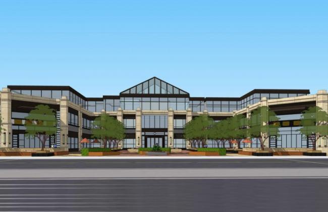 Sketchup商业模型|多层沿街商业，商业街，新古典风格