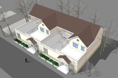 Sketchup住宅模型|多层住宅，农村自建房，居住建筑，西班牙风格，古典风格-BIM建筑网