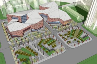 Sketchup综合体模型|多层商业综合体，现代风格-BIM建筑网