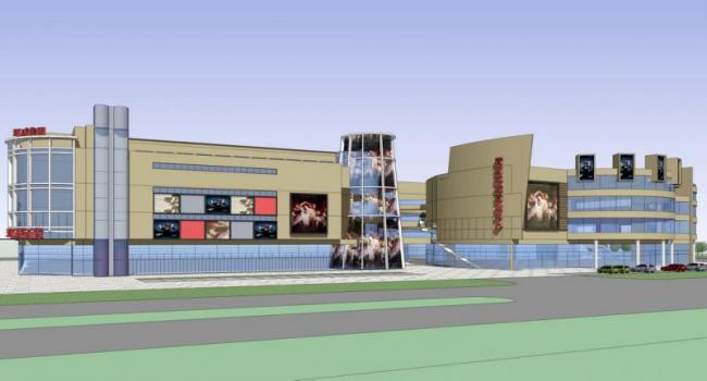 Sketchup商业模型|多层商业综合体，现代风格