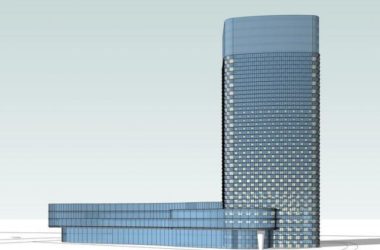 Sketchup办公模型|高层办公楼，现代风格-BIM建筑网