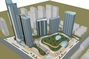 Sketchup综合体模型|多高层混合商业综合体，办公，酒店，现代风格-BIM建筑网