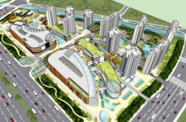 Sketchup综合体模型|多高层混合商业综合体，高层住宅办公，多层商业，现代风格-BIM建筑网