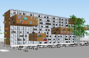 Sketchup住宅模型|多层公寓，居住建筑，现代风格-BIM建筑网