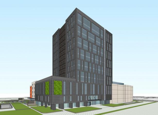 Sketchup办公模型|多层办公，现代风格