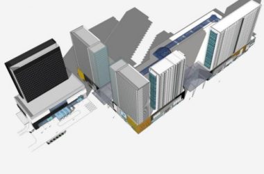Sketchup办公模型|高层办公楼，现代风格-BIM建筑网