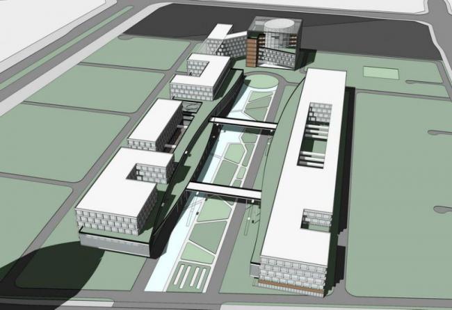 Sketchu工业厂房|多层产业园，工业建筑，现代风格