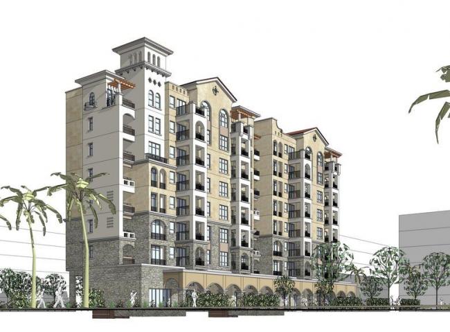 Sketchup住宅模型|多层住宅，西班牙风格，古典风格，居住建筑