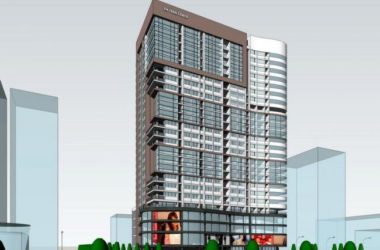 Sketchup办公模型|高层办公楼，现代风格-BIM建筑网