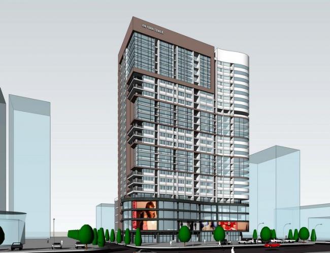 Sketchup办公模型|高层办公楼，现代风格