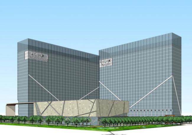 Sketchup商业模型|多层销售中心，商业建筑，现代风格