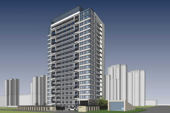 Sketchup住宅模型|高层住宅，现代风格，居住建筑