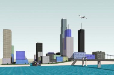 Sketchup素材模型|超高层建筑，现代风格-BIM建筑网