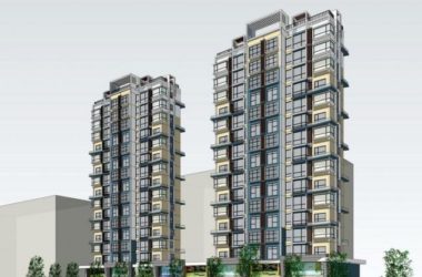 Sketchup住宅模型|高层住宅，底商，居住建筑，现代风格-BIM建筑网