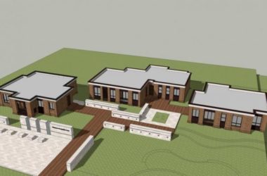 Sketchup办公模型|多层公园办公处，新古典风格-BIM建筑网