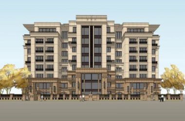 Sketchup住宅模型|多层住宅，简欧风格，古典风格，居住建筑-BIM建筑网