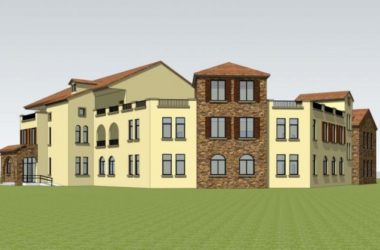 Sketchup住宅模型|多层住宅，西班牙古典风格，居住建筑-BIM建筑网