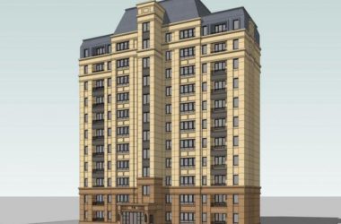 Sketchup住宅模型|中高层住宅，居住建筑，法式古典风格-BIM建筑网