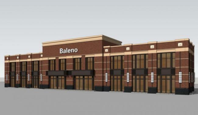 Sketchup商业模型|多层商业裙房，古典风格