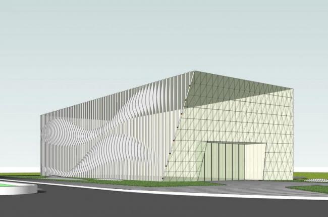 Sketchup文化模型|多层公园建筑，现代风格