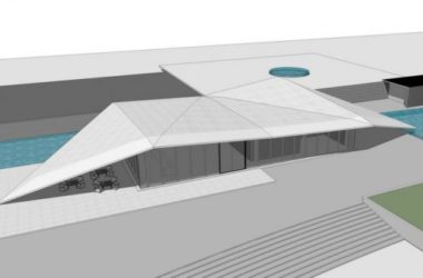 Sketchup文化模型|多层公园建筑，现代风格-BIM建筑网