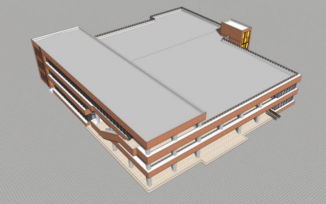 Sketchu工业厂房|多层厂房，现代风格，工业建筑