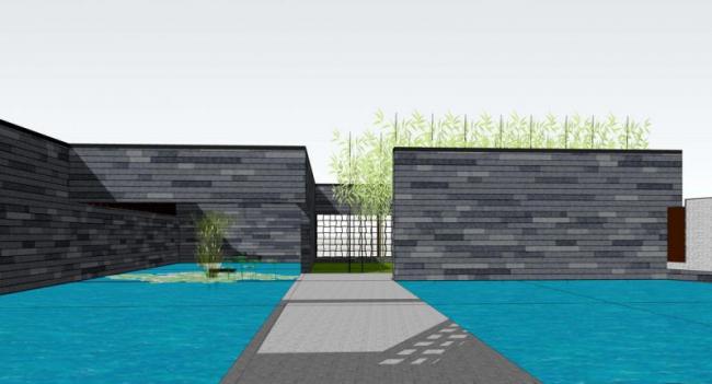 Sketchup商业模型|多层会所，新中式风格，商业建筑