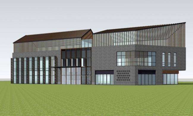 Sketchup商业模型|多层商业，新中式风格