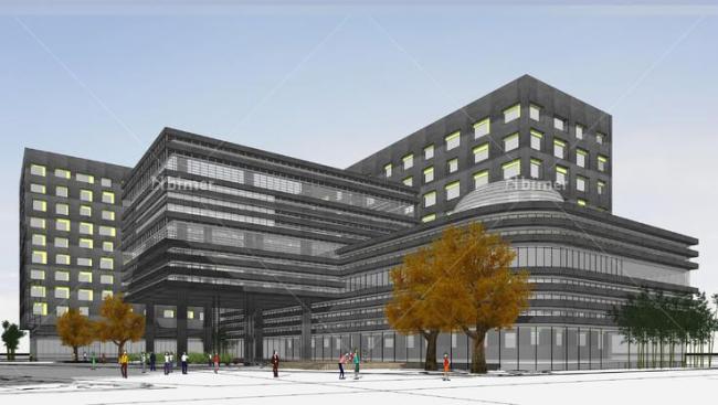 Sketchup酒店模型|多层酒店，现代风格，商业建筑