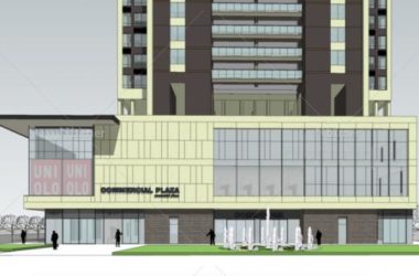 Sketchup综合体模型|多高层混合商业综合体，高层住宅，底层商业，现代风格-BIM建筑网