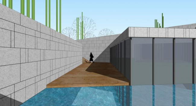 Sketchup文化模型|多层公园建筑，现代风格